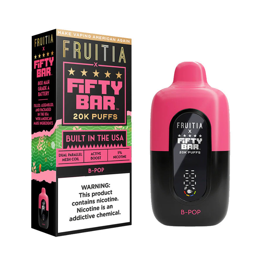 elf bar vape uk Fifty Bar x Fruitia 20K Disposable Vape Device