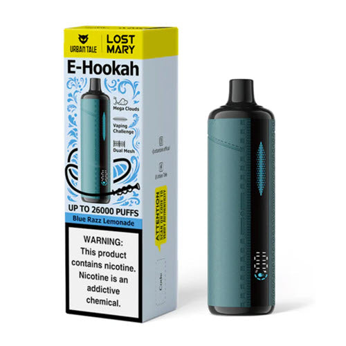 Lost Mary x Urban Tale E-Hookah 26K Disposable Vape Device - 1PC Lost Mary x Urban Tale E-Hookah 26K Disposable Vape Device - 1PC