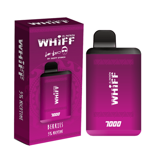 round disposable vape Whiff El Patron Disposable Vape Device by Scott Storch