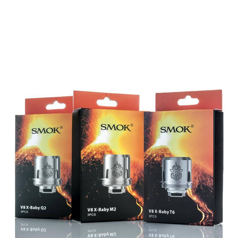 smok v8 baby x coil SMOK TFV8 X-Baby Replacement Coil & RBA main image 1