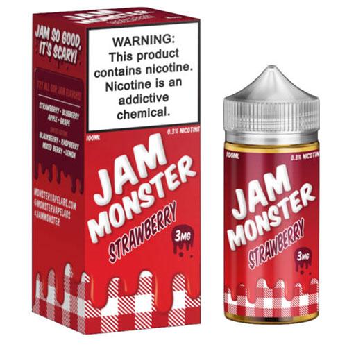 Jam Monster Strawberry 100mL - Ohm City Vapes