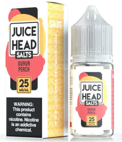 Juice Head Salts Guava Peach 30mL - Ohm City Vapes