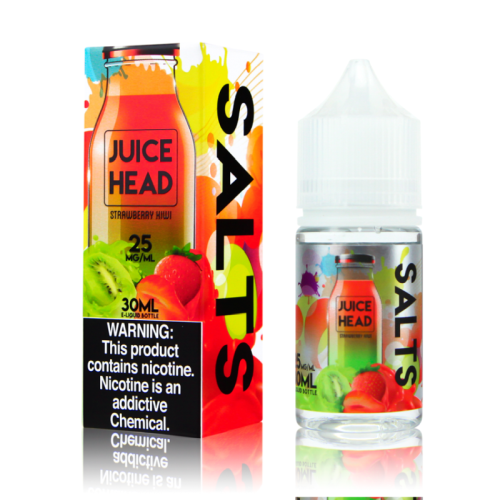 Juice Head Salts Strawberry Kiwi 30mL - Ohm City Vapes
