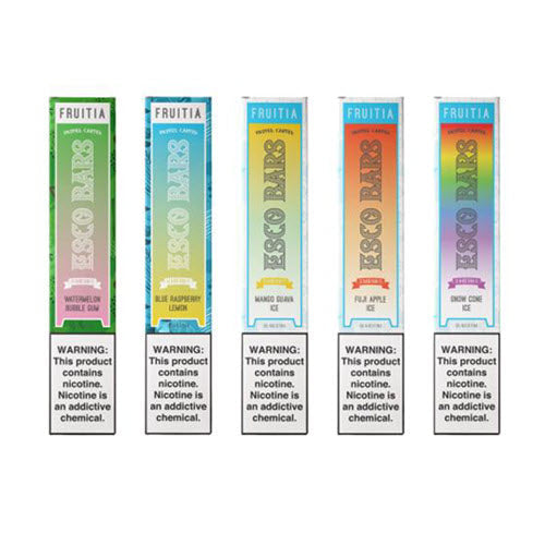 Pastel Cartel FRUITIA Esco Bars MESH Disposable Vape Device - 6PK - Ohm City Vapes