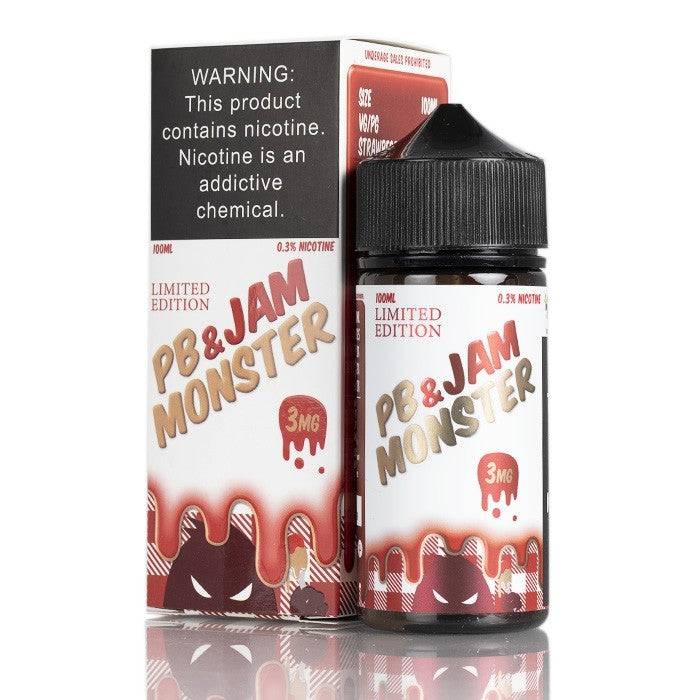 strawberry jam vape juice Jam Monster PB & Jam Strawberry 100mL