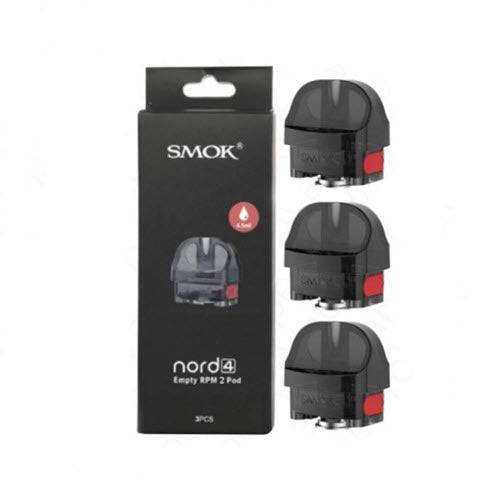 SMOK NORD 4 Empty Replacement Pod Cartridge - 3PK SMOK NORD 4 Empty Replacement Pod Cartridge - 3PK