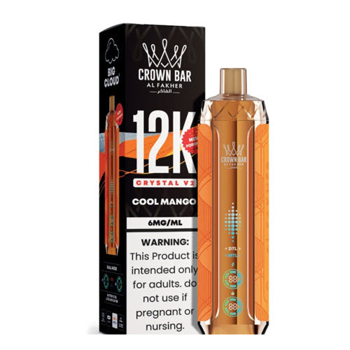 Crown Bar 12K Crystal V2 Disposable Vape Device - 10PK Crown Bar 12K Crystal V2 Disposable Vape Device - 10PK