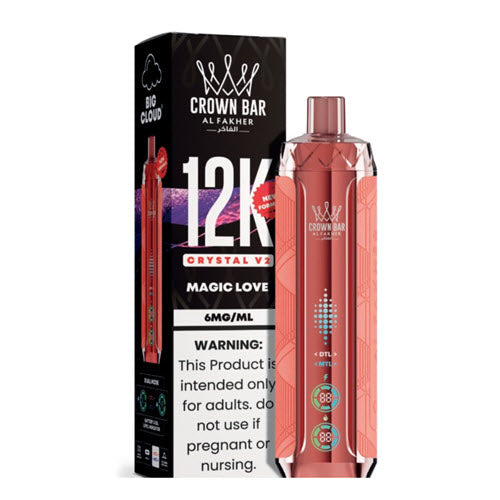 Crown Bar 12K Crystal V2 Disposable Vape Device - 1PC