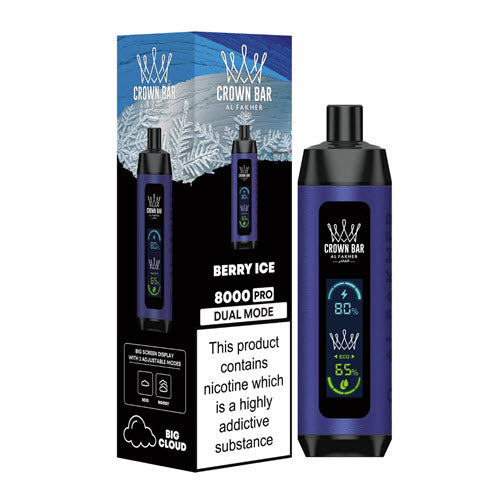 Crown Bar 8000 Puffs Disposable Vape Device - 1PC Crown Bar 8000 Puffs Disposable Vape Device - 1PC