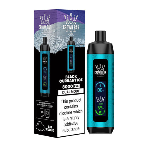 Crown Bar 8000 Puffs Disposable Vape Device - 1PC Crown Bar 8000 Puffs Disposable Vape Device - 1PC