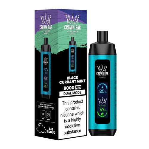 Crown Bar 8000 Puffs Disposable Vape Device - 1PC Crown Bar 8000 Puffs Disposable Vape Device - 1PC