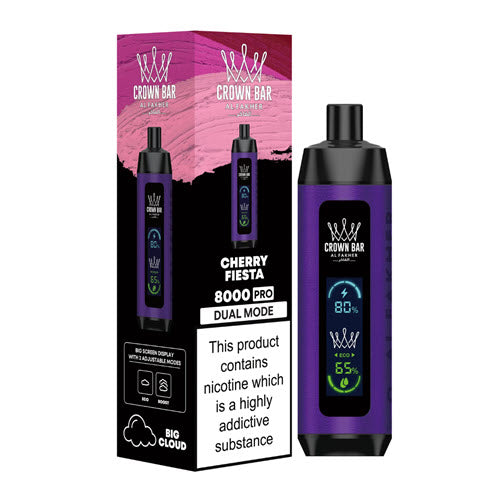 Crown Bar 8000 Puffs Disposable Vape Device - 1PC Crown Bar 8000 Puffs Disposable Vape Device - 1PC