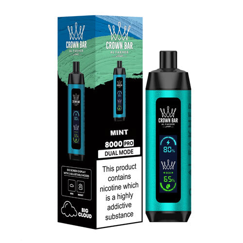 Crown Bar 8000 Puffs Disposable Vape Device - 1PC Crown Bar 8000 Puffs Disposable Vape Device - 1PC