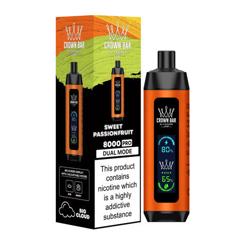 Crown Bar 8000 Puffs Disposable Vape Device - 1PC Crown Bar 8000 Puffs Disposable Vape Device - 1PC