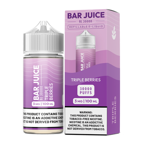 Bar Juice Triple Berries 100mL - Ohm City Vapes