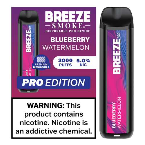 Breeze Pro Edition Disposable Vape Device - 1PC Breeze Pro Edition Disposable Vape Device - 1PC
