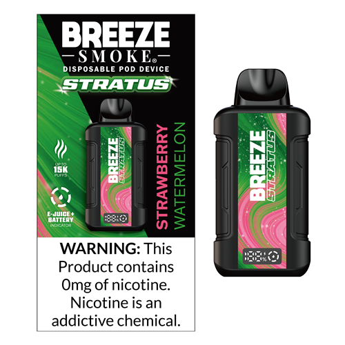 Breeze Stratus ZERO 0% Disposable Vape Device