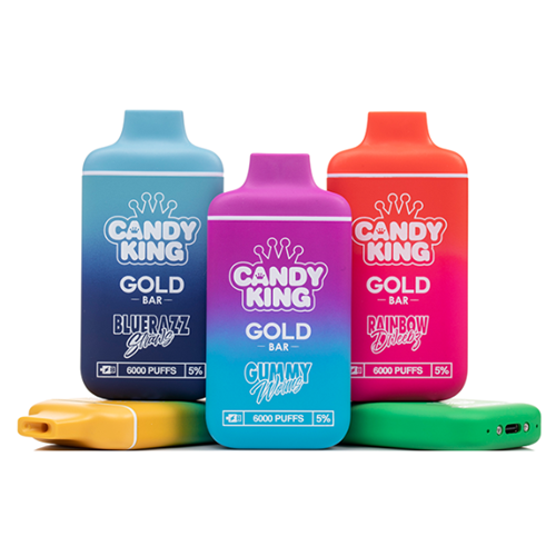 Candy King Gold Bar formerly AIR Disposable Vape Device 3PK