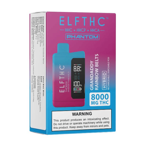 ELF THC Phantom Blend THC8000 Disposable - 1PC ELF THC Phantom Blend THC8000 Disposable - 1PC