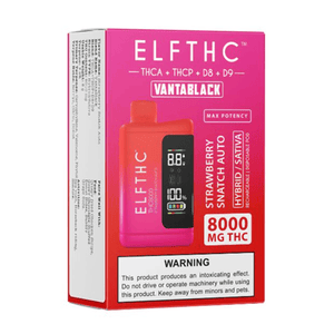 ELF THC Vantablack Blend THC8000 Disposable - 1PC ELF THC Vantablack Blend THC8000 Disposable - 1PC