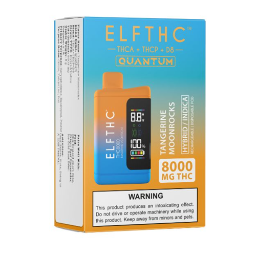 ELF THC Quantum Blend THC8000 Disposable - 1PC ELF THC Quantum Blend THC8000 Disposable - 1PC