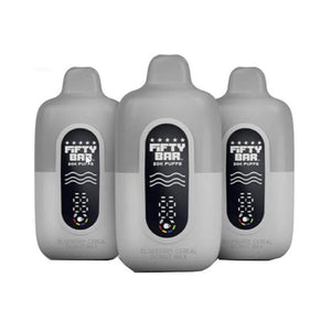 Fifty Bar V2 Silver Series 20K 2% Disposable Vape Device - 3PK Fifty Bar V2 Silver Series 20K 2% Disposable Vape Device - 3PK
