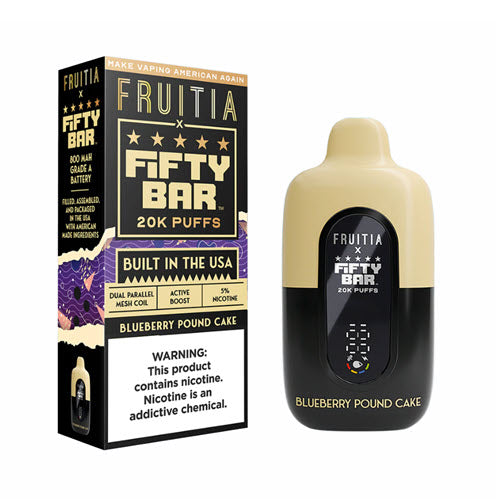 Fifty Bar x Fruitia 20K Disposable Vape Device - 10PK Fifty Bar x Fruitia 20K Disposable Vape Device - 10PK