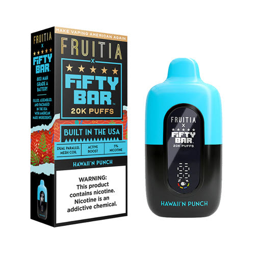 Fifty Bar x Fruitia 20K Disposable Vape Device - 10PK Fifty Bar x Fruitia 20K Disposable Vape Device - 10PK