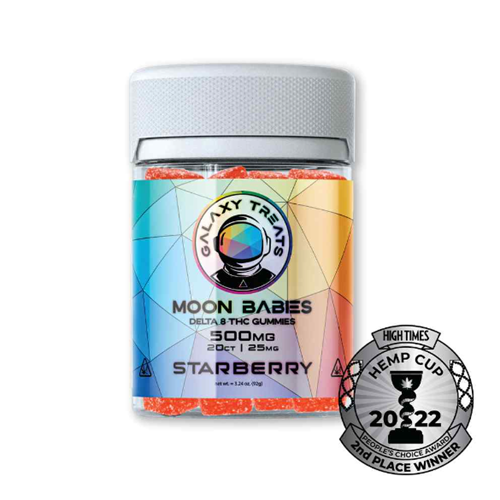 Galaxy Treats Moon Babies Starberry Delta 8 Gummies - 500mg - Ohm City Vapes