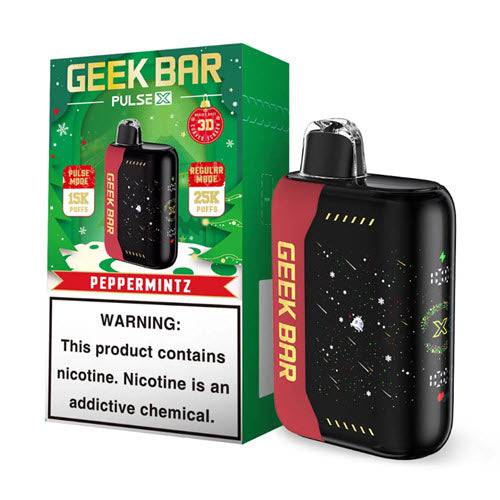 geek bar pulse miami mint zero nicotine Geek Bar Pulse X Zero Nic Vape 25k - Miami Mint