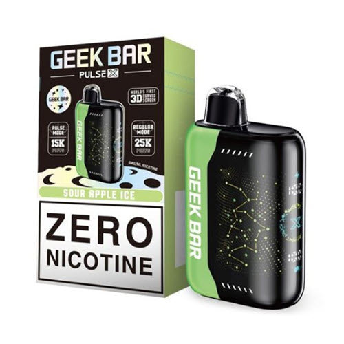 Geek Bar Pulse X 25K ZERO 0% Disposable Vape Device - 1PC Geek Bar Pulse X 25K ZERO 0% Disposable Vape Device - 1PC