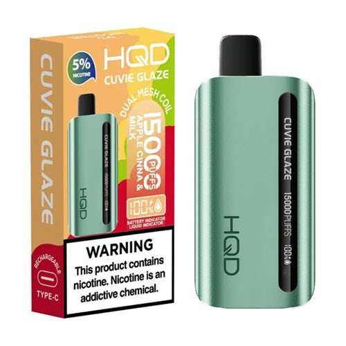 HQD Cuvie Glaze 15000 Puffs Disposable Vape Device - 1PC HQD Cuvie Glaze 15000 Puffs Disposable Vape Device - 1PC