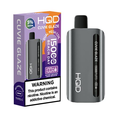 hqd vape device HQD Cuvie Glaze 15000 Puffs Disposable Vape Device