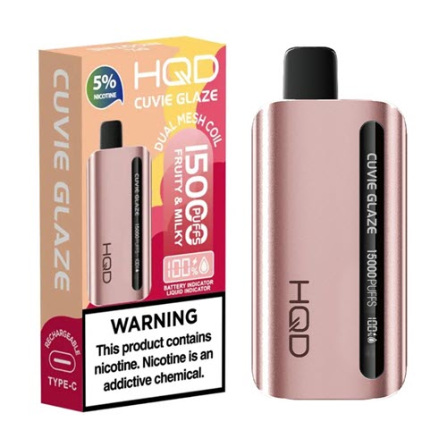HQD Cuvie Glaze 15000 Puffs Disposable Vape Device - 1PC HQD Cuvie Glaze 15000 Puffs Disposable Vape Device - 1PC