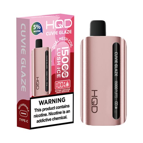 HQD Cuvie Glaze 15000 Puffs Disposable Vape Device - 1PC HQD Cuvie Glaze 15000 Puffs Disposable Vape Device - 1PC
