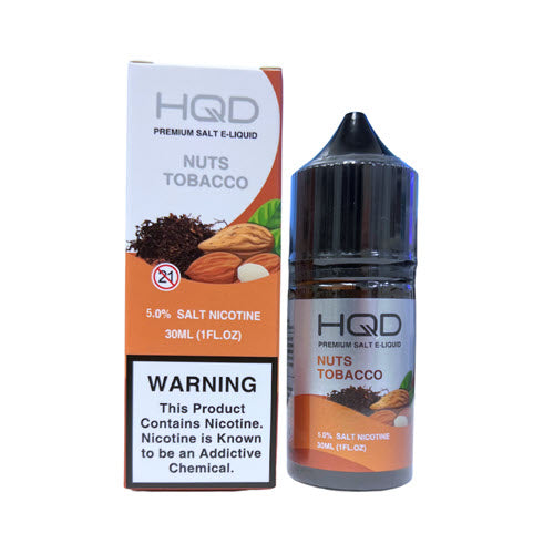HQD Nuts Tobacco Salt 30mL - Ohm City Vapes