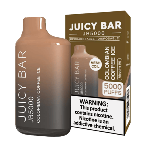 Vapes American Coffee Flavours Juicy Bar Fifty Bar V2 20k Disposable .98  Fifty Bar Vapes