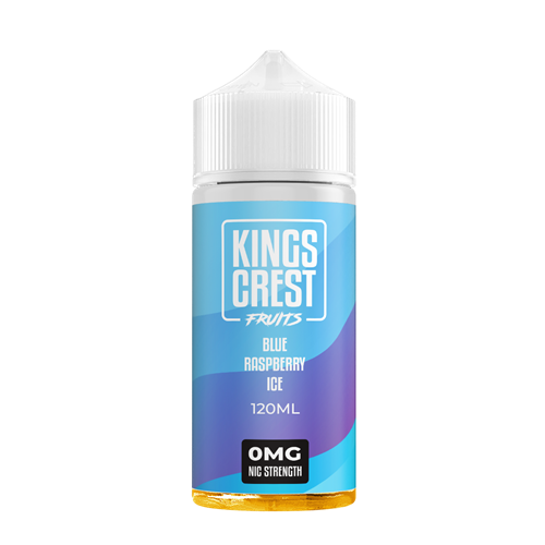 Kings Crest Fruits Blue Raspberry Ice 120mL - Ohm City Vapes