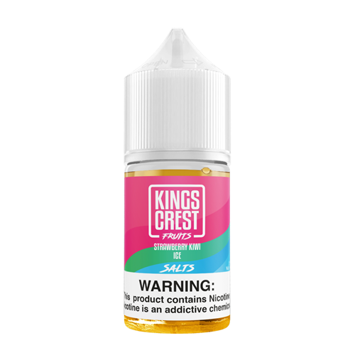 Kings Crest Fruits Strawberry Kiwi Ice Salt 30mL - Ohm City Vapes
