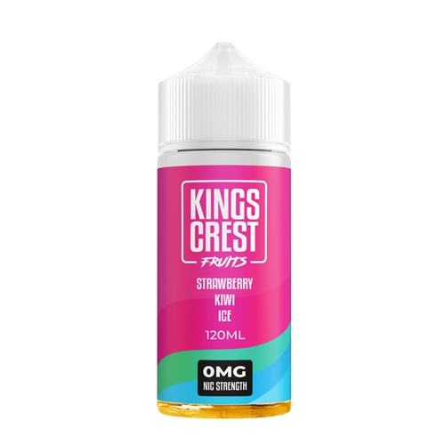 Kings Crest Fruits Strawberry Kiwi Ice 120mL - Ohm City Vapes