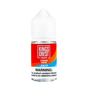 Kings Crest Fruits Strawberry Peach Ice Salt 30mL - Ohm City Vapes