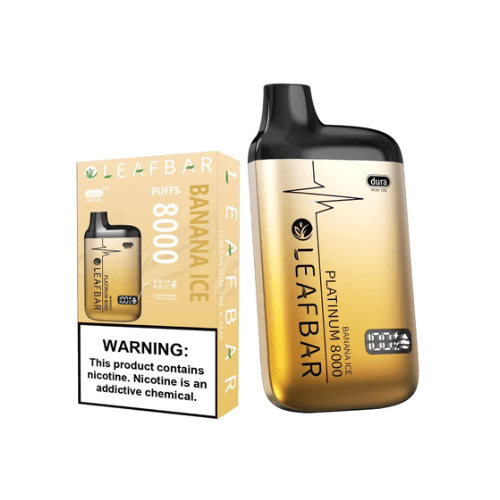 Leaf Bar Platinum 8000 Puffs Disposable Vape Device - 1PC Leaf Bar Platinum 8000 Puffs Disposable Vape Device - 1PC