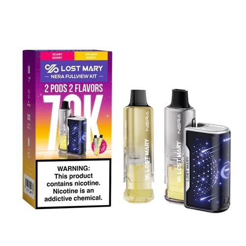 Lost Mary Nera Fullview 70K Disposable Vape Kit - 1PC Lost Mary Nera Fullview 70K Disposable Vape Kit - 1PC
