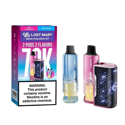 Lost Mary Nera Fullview 70K Disposable Vape Kit - 1PC Lost Mary Nera Fullview 70K Disposable Vape Kit - 1PC