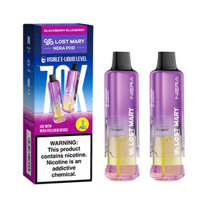 Lost Mary Nera Fullview 70K Disposable Vape Pods (Pack of 2) Lost Mary Nera Fullview 70K Disposable Vape Pods (Pack of 2)
