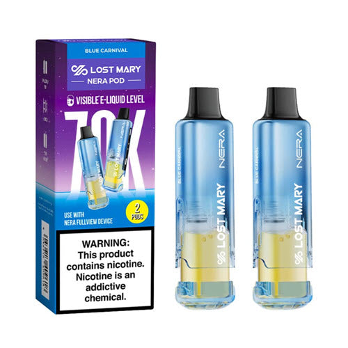 Lost Mary Nera Fullview 70K Disposable Vape Pods (Pack of 2) Lost Mary Nera Fullview 70K Disposable Vape Pods (Pack of 2)