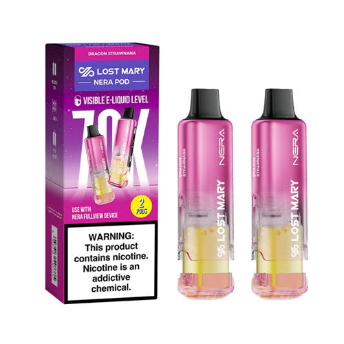 Lost Mary Nera Fullview 70K Disposable Vape Pods (Pack of 2) Lost Mary Nera Fullview 70K Disposable Vape Pods (Pack of 2)