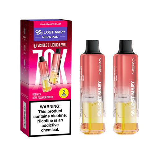 Lost Mary Nera Fullview 70K Disposable Vape Pods (Pack of 2) Lost Mary Nera Fullview 70K Disposable Vape Pods (Pack of 2)