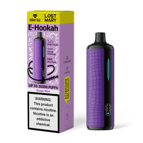 Lost Mary x Urban Tale E-Hookah 26K Disposable Vape Device - 1PC Lost Mary x Urban Tale E-Hookah 26K Disposable Vape Device - 1PC