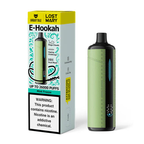Lost Mary x Urban Tale E-Hookah 26K Disposable Vape Device - 1PC Lost Mary x Urban Tale E-Hookah 26K Disposable Vape Device - 1PC